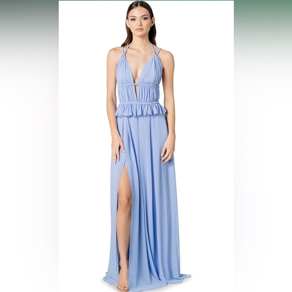 NWT Dress the Population Athena Maxi Dress Size S
